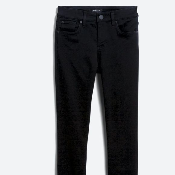 Emma Mid Rise Black Skinny Jean‎ - Picture 1 of 10